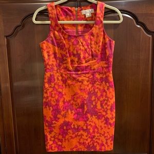 Michael Kors Abstract Print Sleeveless Dress
